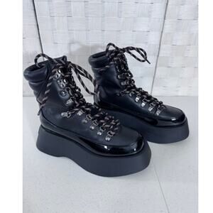 NWT!! "CIRCUS‎ NY" Platform Combat Boots,Size 8M, Goth, Y2K Styled,